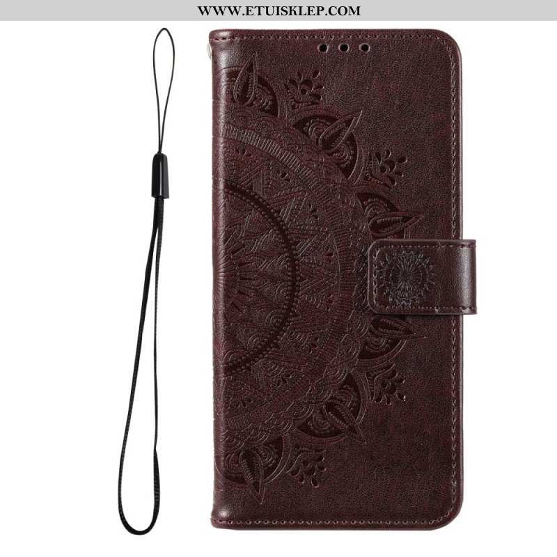 Etui Folio do Xiaomi Redmi Note 11 Pro Plus 5G Mandala Słońca